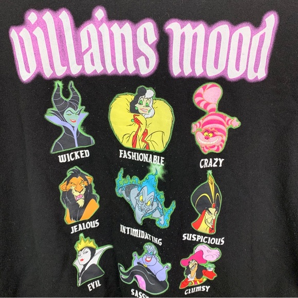 Disney Villains Pullover Sweatshirt Black Women’s XXXL (21) - Picture 4 of 4